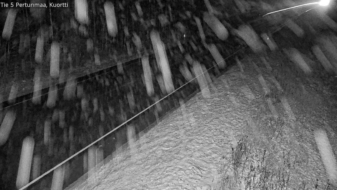Weather Camera Image Väg 5 Pertunmaa, Kuortti, Pertunmaa, Etelä-Savo
