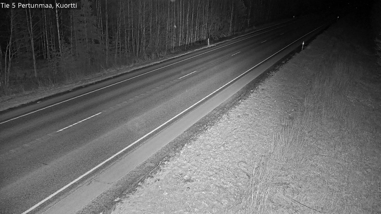 Weather Camera Image Road 5 Pertunmaa, Kuortti, Pertunmaa, Etelä-Savo
