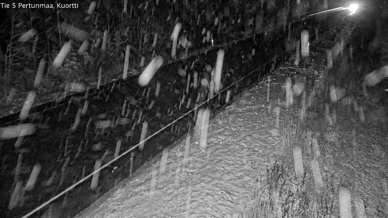 Weather Camera Image Väg 5 Pertunmaa, Kuortti, Pertunmaa, Etelä-Savo