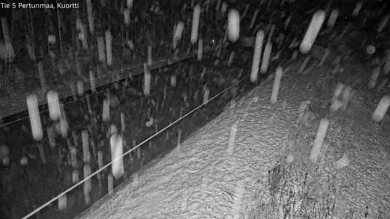 Weather Camera Image Väg 5 Pertunmaa, Kuortti, Pertunmaa, Etelä-Savo