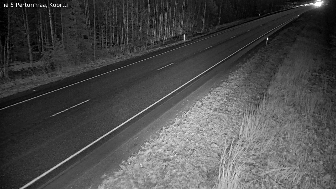 Weather Camera Image Road 5 Pertunmaa, Kuortti, Pertunmaa, Etelä-Savo