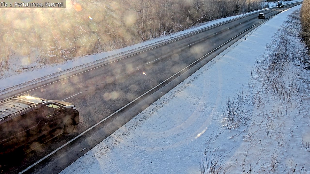 Weather Camera Image Road 5 Pertunmaa, Kuortti, Pertunmaa, Etelä-Savo