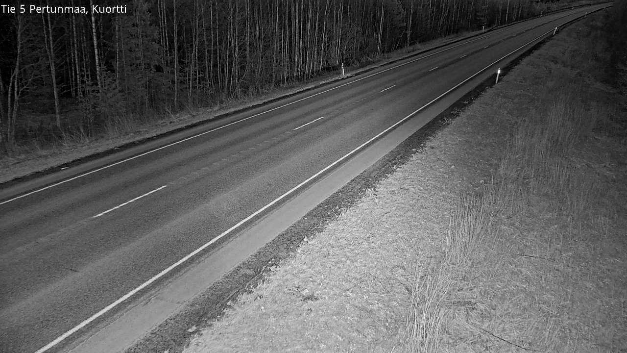 Weather Camera Image Road 5 Pertunmaa, Kuortti, Pertunmaa, Etelä-Savo