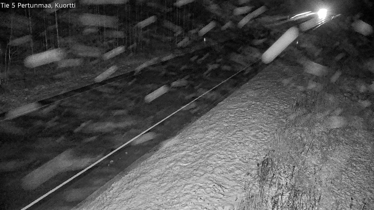 Weather Camera Image Väg 5 Pertunmaa, Kuortti, Pertunmaa, Etelä-Savo
