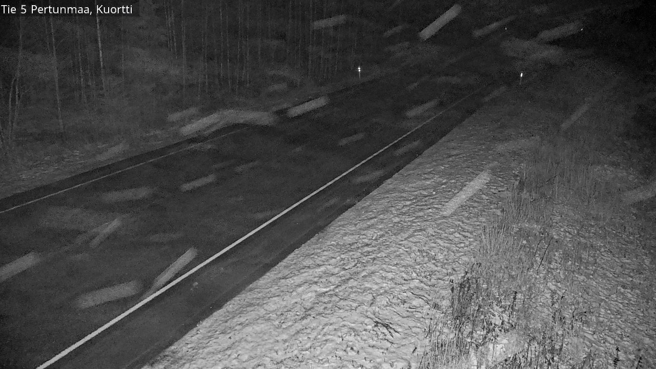 Weather Camera Image Väg 5 Pertunmaa, Kuortti, Pertunmaa, Etelä-Savo