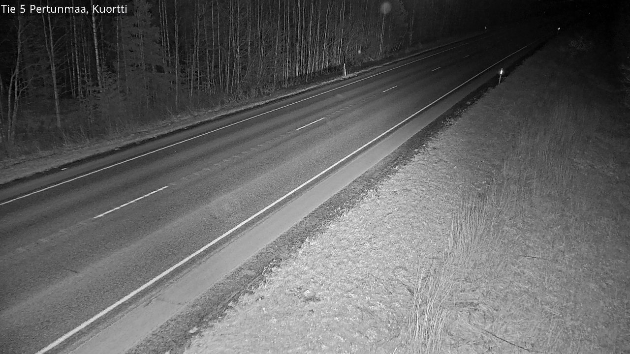 Weather Camera Image Road 5 Pertunmaa, Kuortti, Pertunmaa, Etelä-Savo
