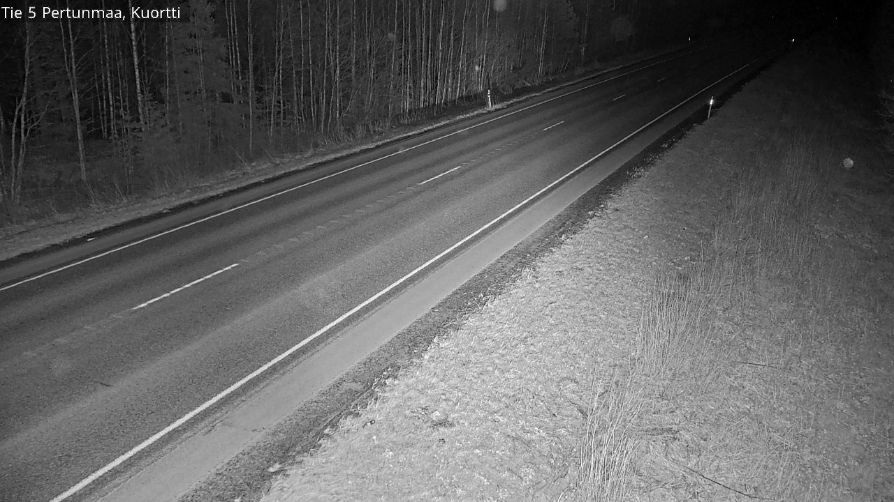 Weather Camera Image Road 5 Pertunmaa, Kuortti, Pertunmaa, Etelä-Savo