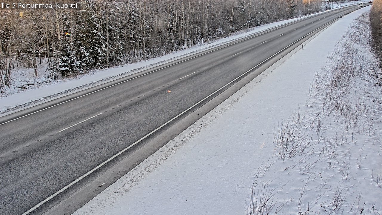 Weather Camera Image Road 5 Pertunmaa, Kuortti, Pertunmaa, Etelä-Savo