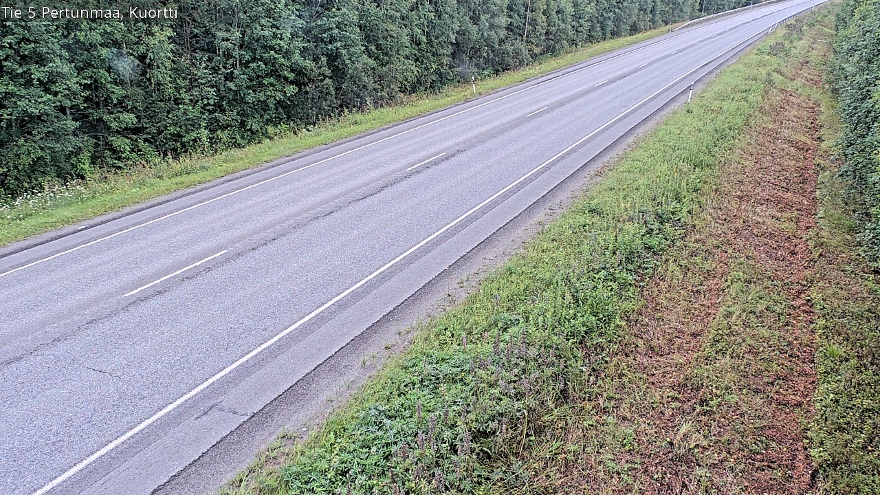 Weather Camera Image Road 5 Pertunmaa, Kuortti, Pertunmaa, Etelä-Savo