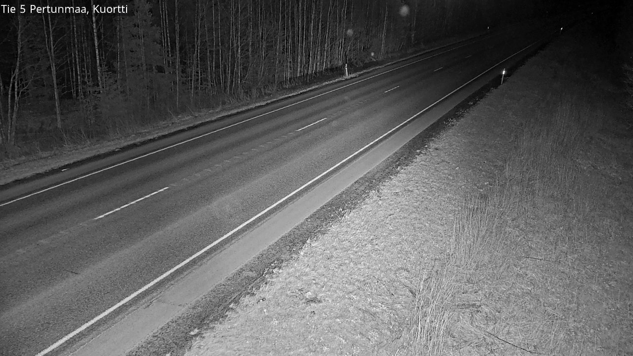 Weather Camera Image Road 5 Pertunmaa, Kuortti, Pertunmaa, Etelä-Savo