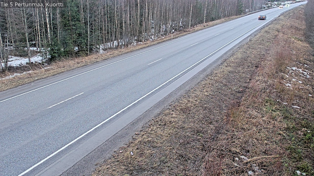 Weather Camera Image Road 5 Pertunmaa, Kuortti, Pertunmaa, Etelä-Savo