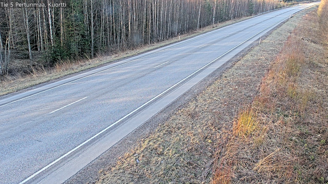Weather Camera Image Road 5 Pertunmaa, Kuortti, Pertunmaa, Etelä-Savo