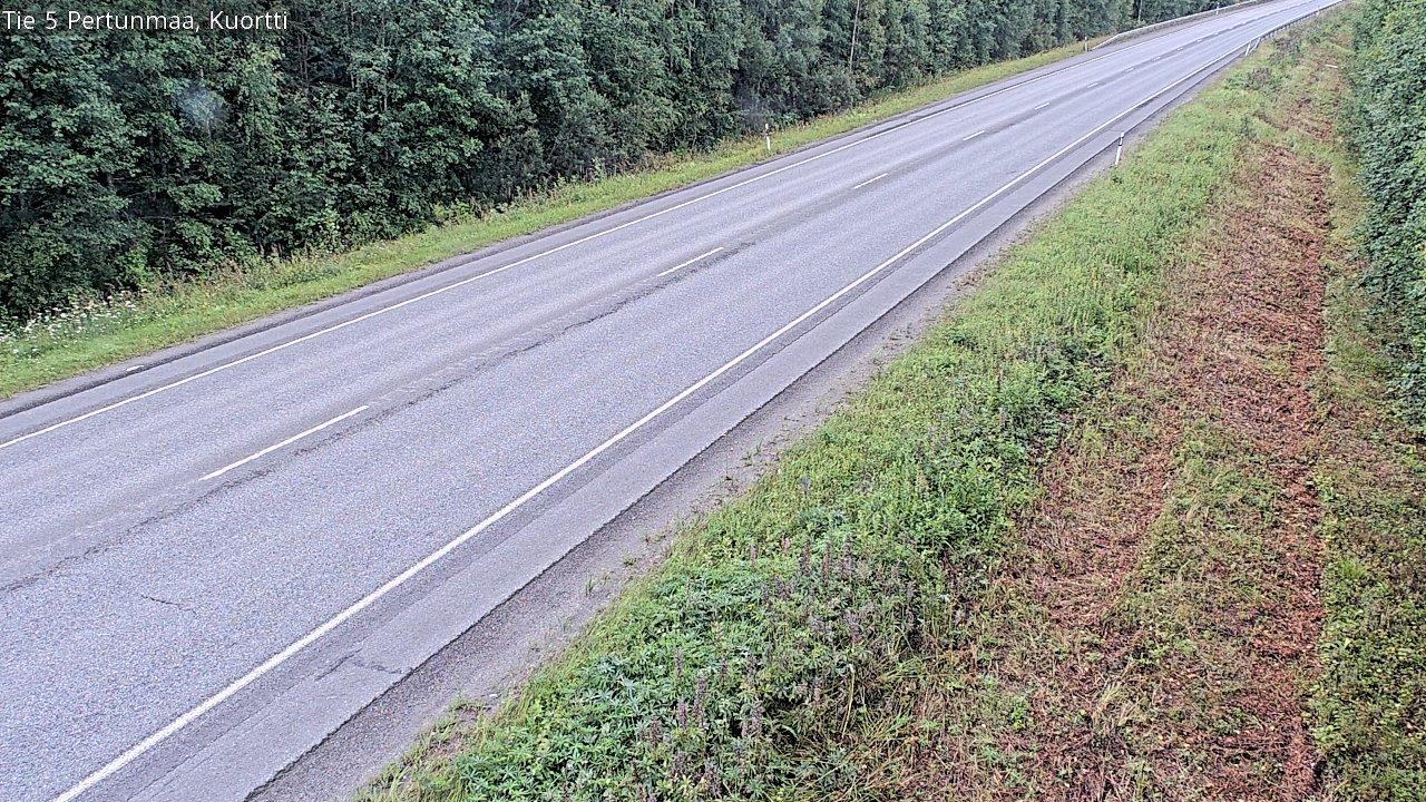 Weather Camera Image Road 5 Pertunmaa, Kuortti, Pertunmaa, Etelä-Savo