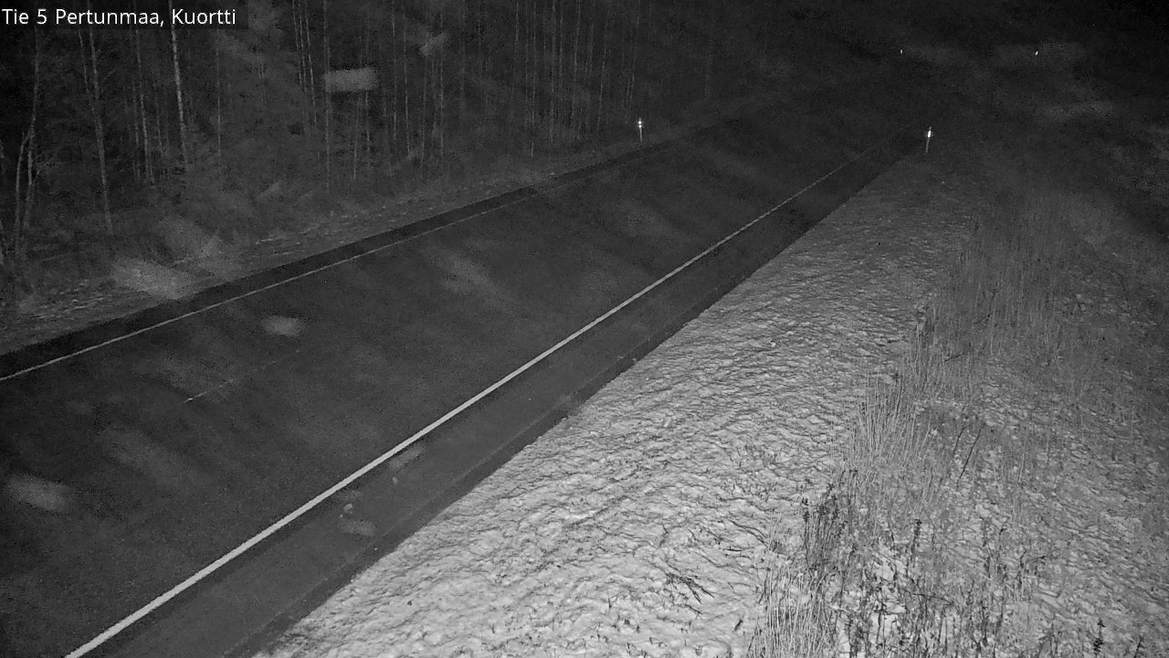 Weather Camera Image Väg 5 Pertunmaa, Kuortti, Pertunmaa, Etelä-Savo