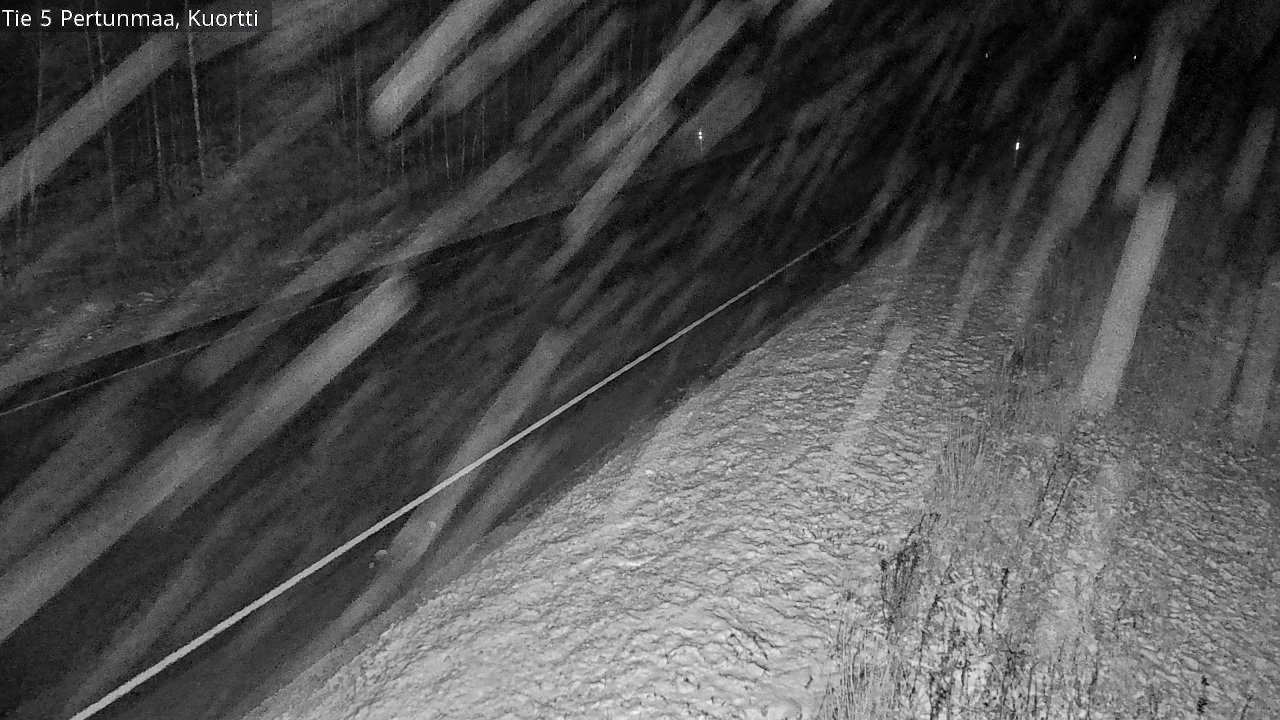 Weather Camera Image Väg 5 Pertunmaa, Kuortti, Pertunmaa, Etelä-Savo
