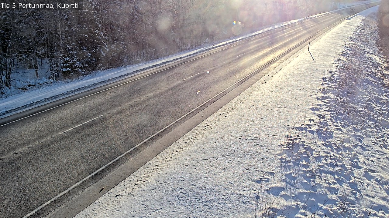 Weather Camera Image Road 5 Pertunmaa, Kuortti, Pertunmaa, Etelä-Savo