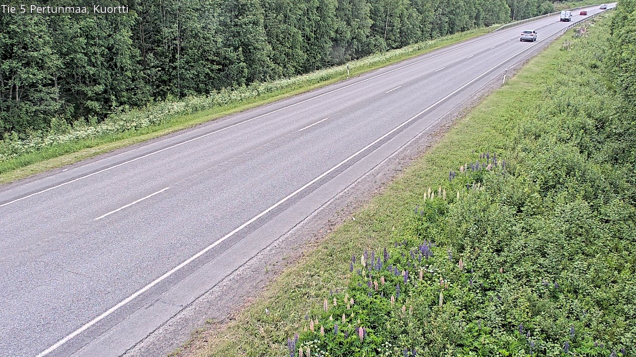 Kelikamerat Kuva Tie 5 Pertunmaa, Kuortti, Pertunmaa, Etelä-Savo