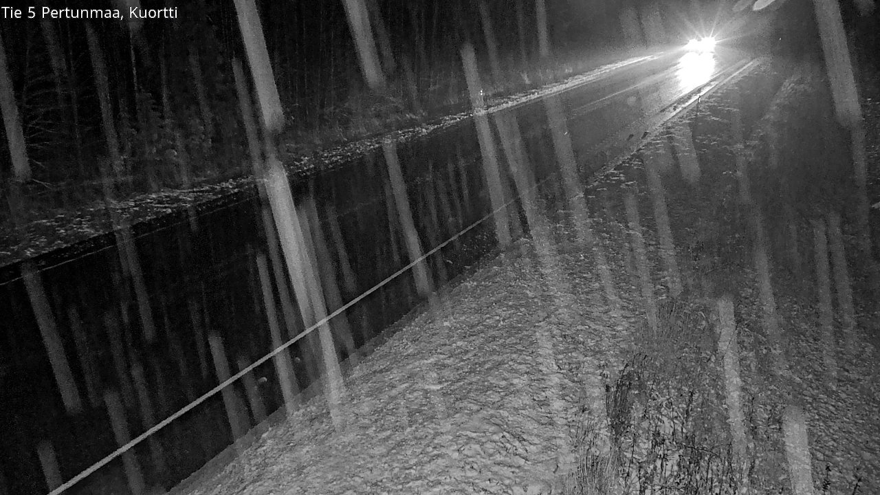 Weather Camera Image Väg 5 Pertunmaa, Kuortti, Pertunmaa, Etelä-Savo