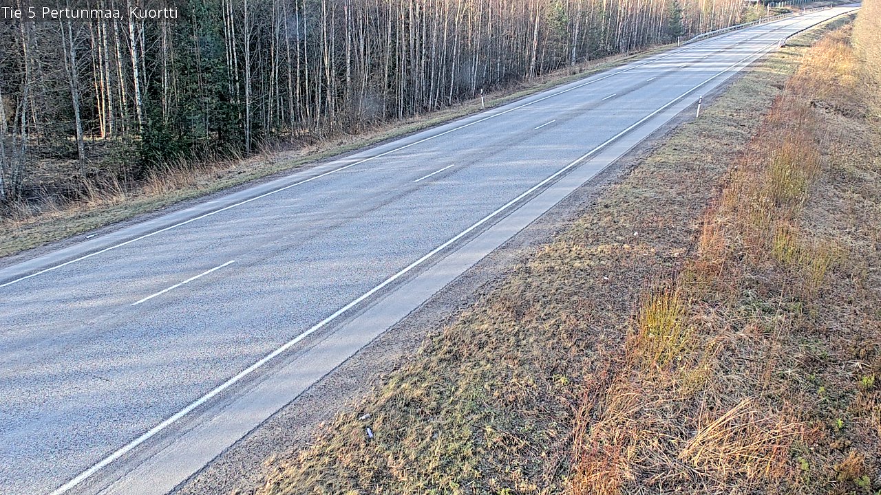 Weather Camera Image Road 5 Pertunmaa, Kuortti, Pertunmaa, Etelä-Savo