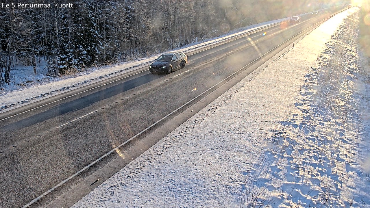 Weather Camera Image Road 5 Pertunmaa, Kuortti, Pertunmaa, Etelä-Savo