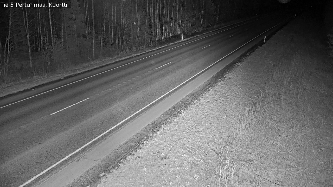 Weather Camera Image Road 5 Pertunmaa, Kuortti, Pertunmaa, Etelä-Savo