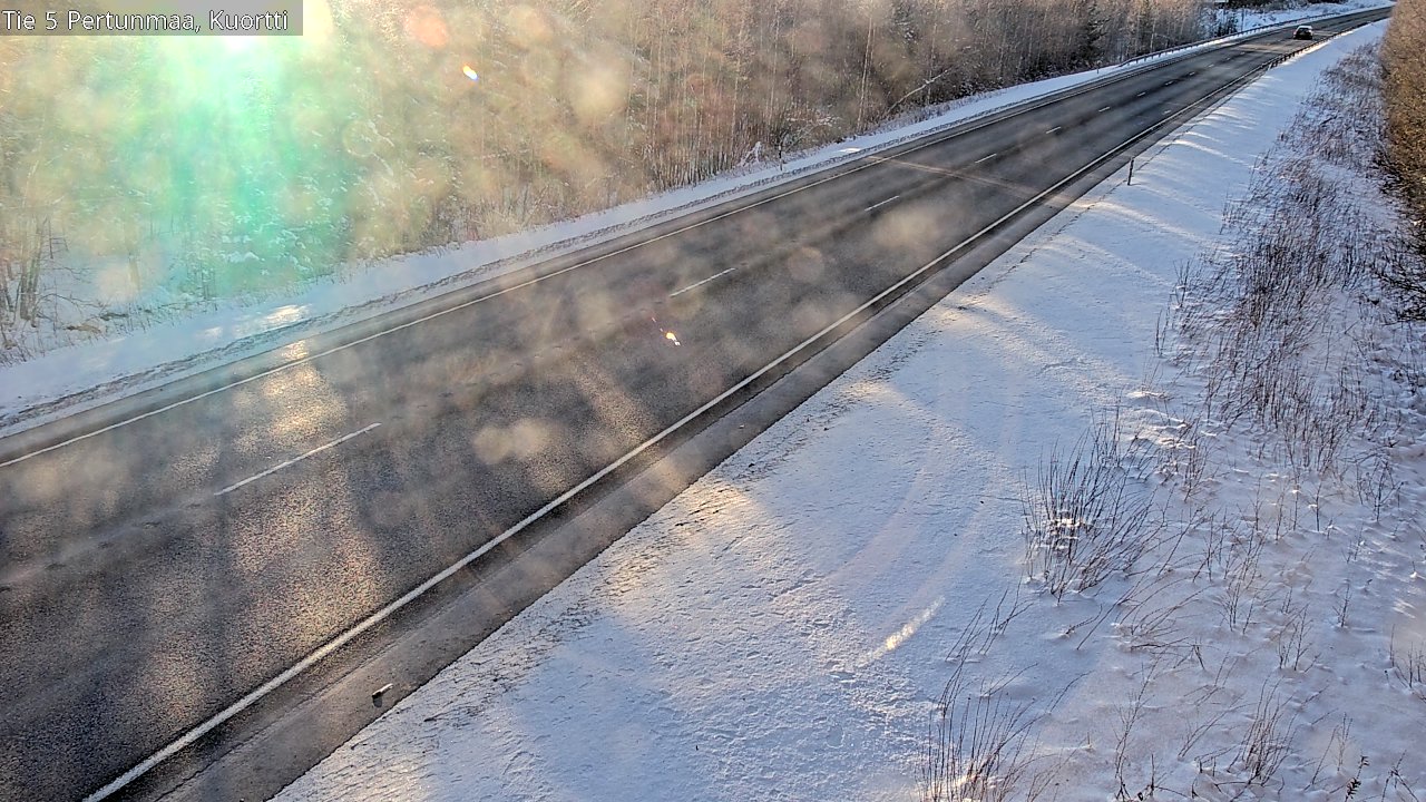 Weather Camera Image Road 5 Pertunmaa, Kuortti, Pertunmaa, Etelä-Savo