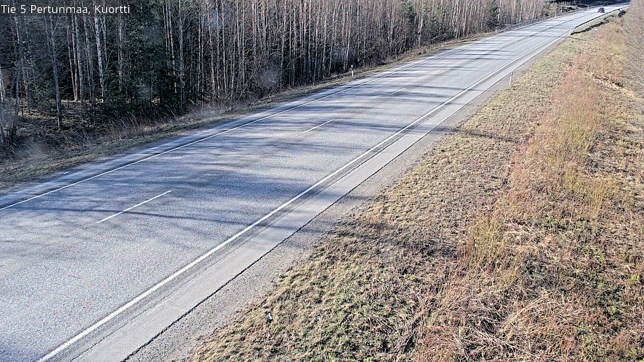 Weather Camera Image Väg 5 Pertunmaa, Kuortti, Pertunmaa, Etelä-Savo