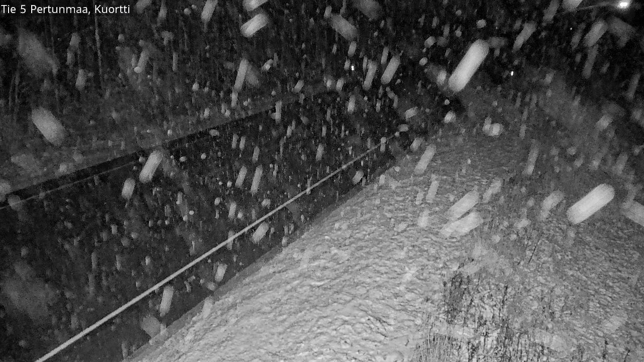 Weather Camera Image Väg 5 Pertunmaa, Kuortti, Pertunmaa, Etelä-Savo