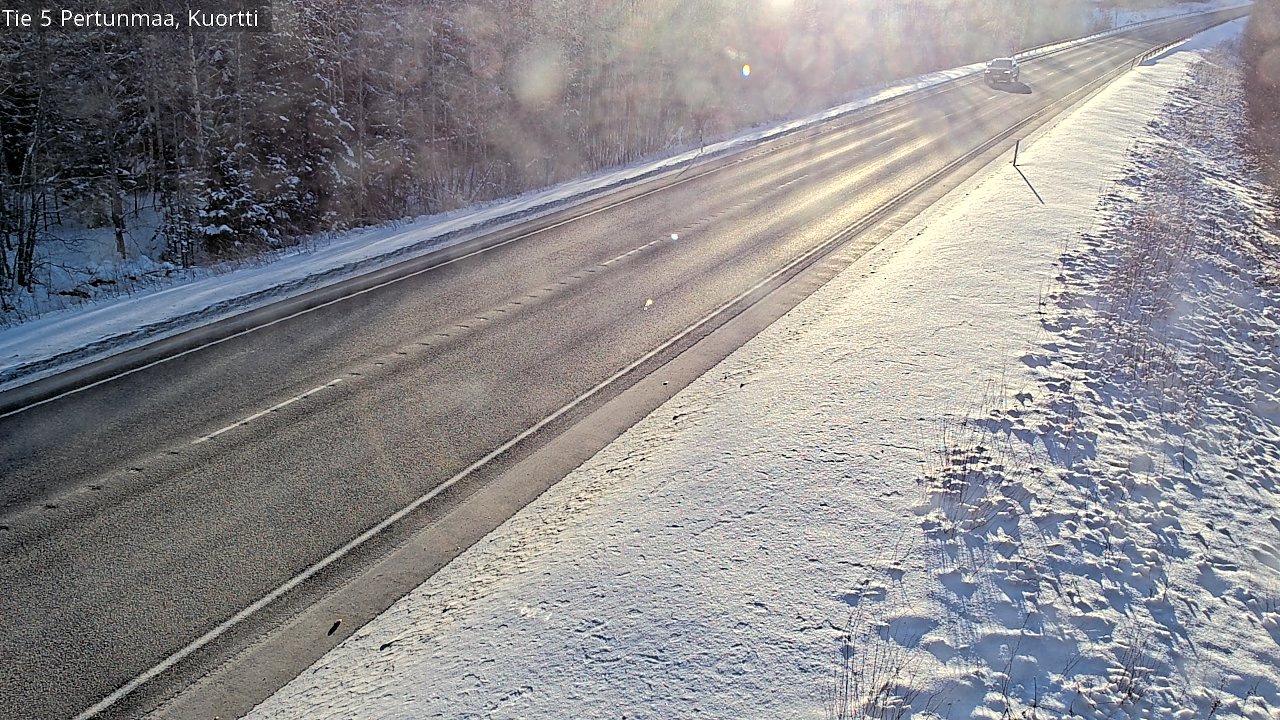Weather Camera Image Road 5 Pertunmaa, Kuortti, Pertunmaa, Etelä-Savo