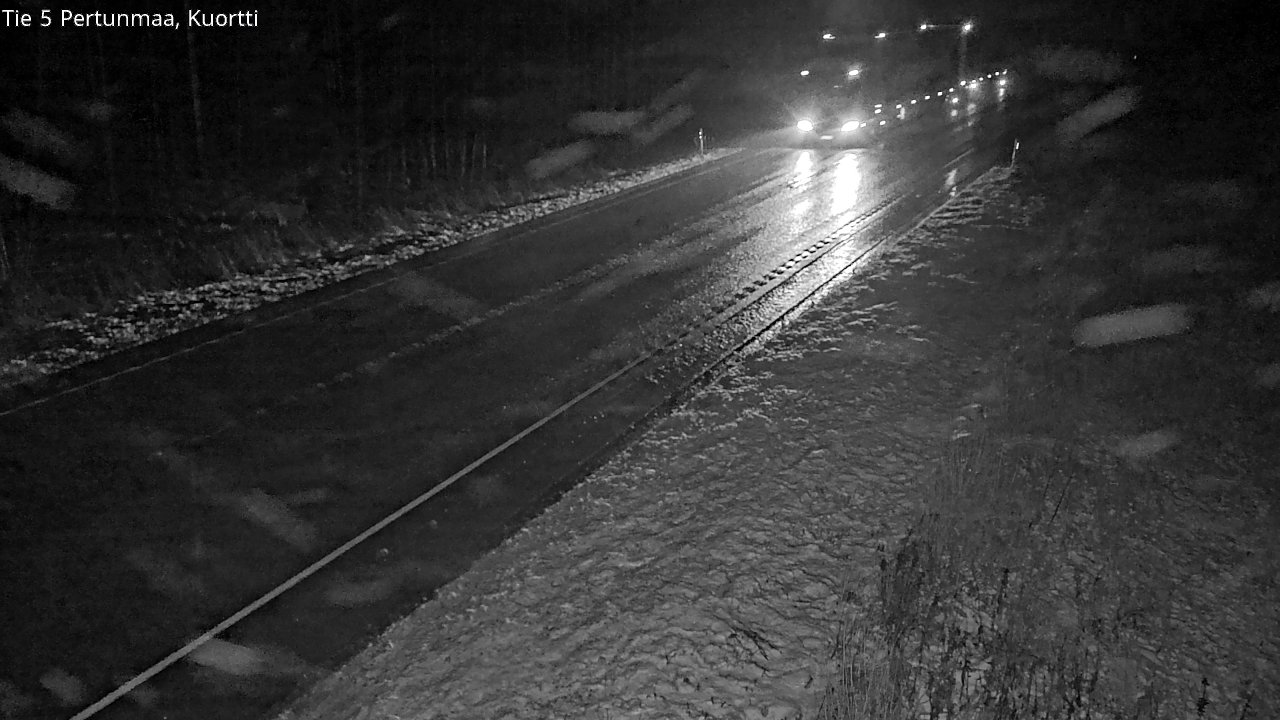 Weather Camera Image Väg 5 Pertunmaa, Kuortti, Pertunmaa, Etelä-Savo