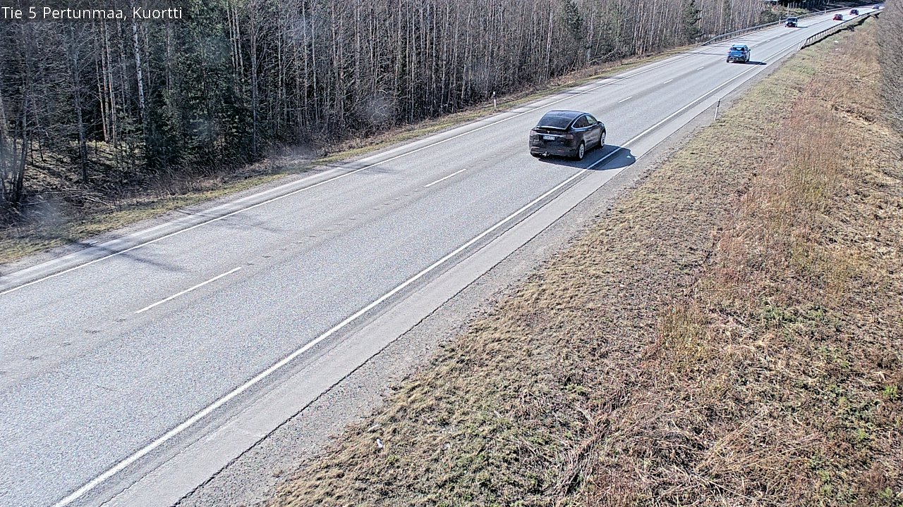 Weather Camera Image Väg 5 Pertunmaa, Kuortti, Pertunmaa, Etelä-Savo