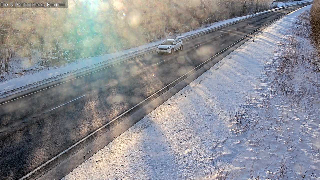 Weather Camera Image Road 5 Pertunmaa, Kuortti, Pertunmaa, Etelä-Savo