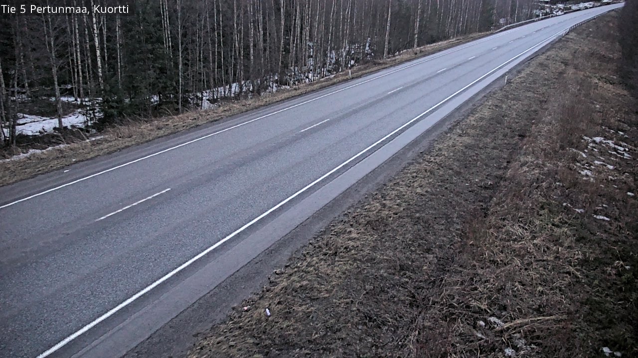 Weather Camera Image Road 5 Pertunmaa, Kuortti, Pertunmaa, Etelä-Savo