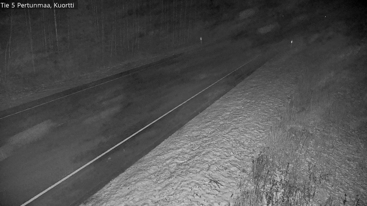 Weather Camera Image Väg 5 Pertunmaa, Kuortti, Pertunmaa, Etelä-Savo