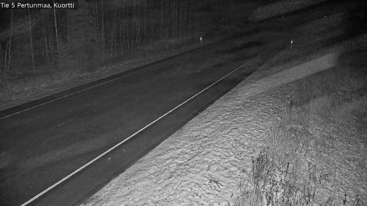 Weather Camera Image Väg 5 Pertunmaa, Kuortti, Pertunmaa, Etelä-Savo
