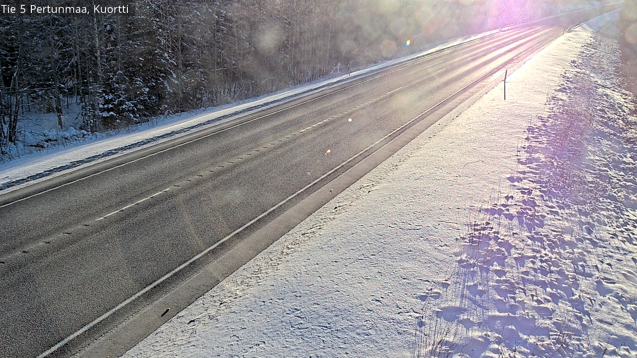 Weather Camera Image Road 5 Pertunmaa, Kuortti, Pertunmaa, Etelä-Savo