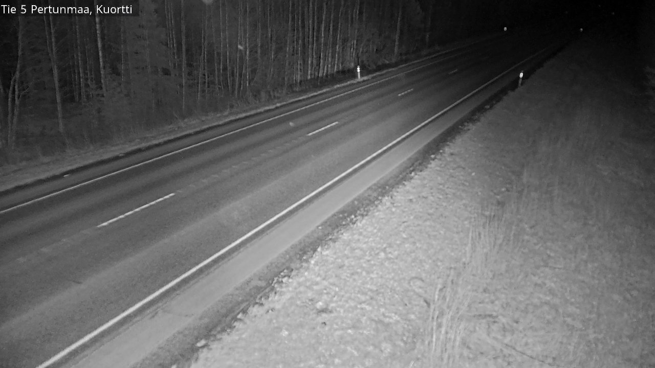 Weather Camera Image Road 5 Pertunmaa, Kuortti, Pertunmaa, Etelä-Savo