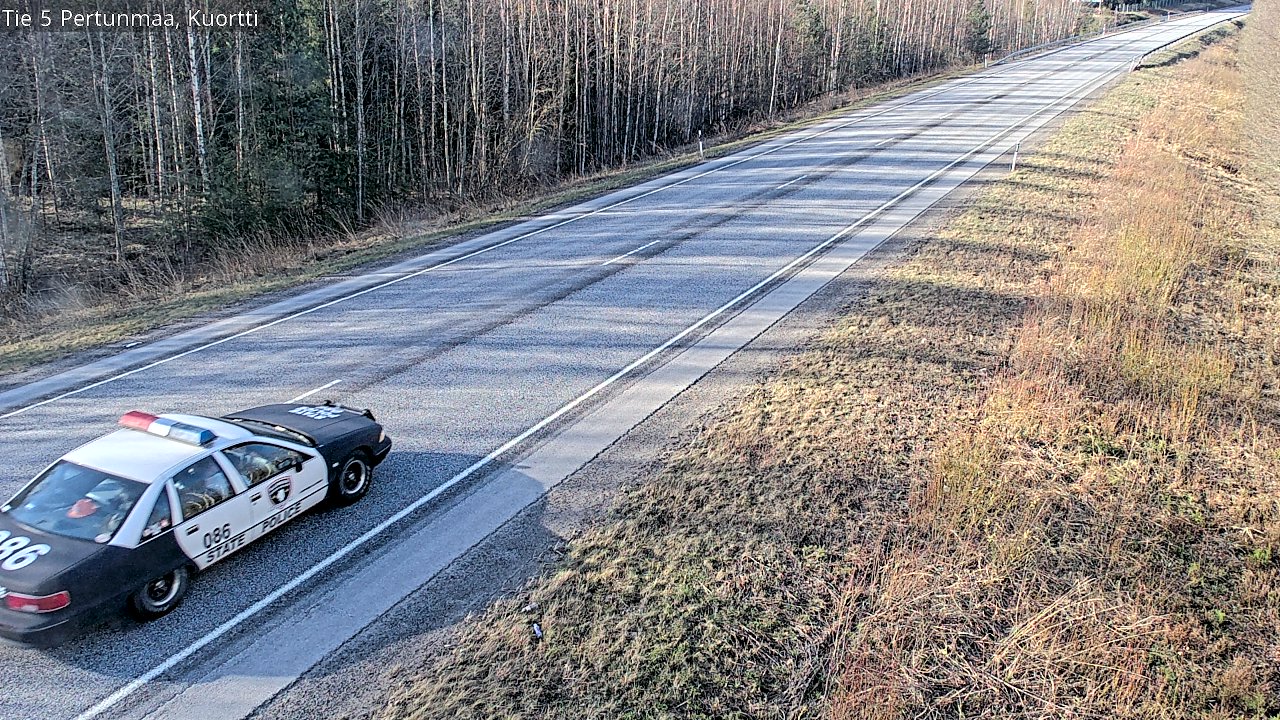 Weather Camera Image Väg 5 Pertunmaa, Kuortti, Pertunmaa, Etelä-Savo