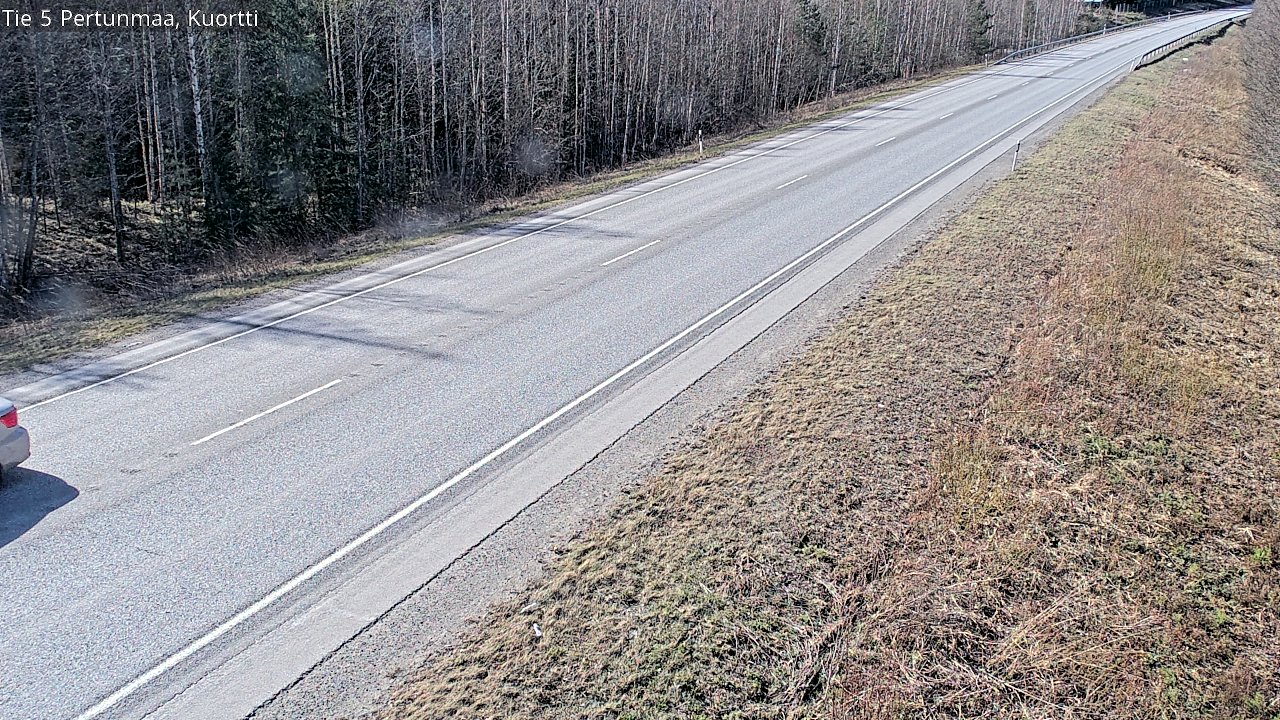 Weather Camera Image Väg 5 Pertunmaa, Kuortti, Pertunmaa, Etelä-Savo