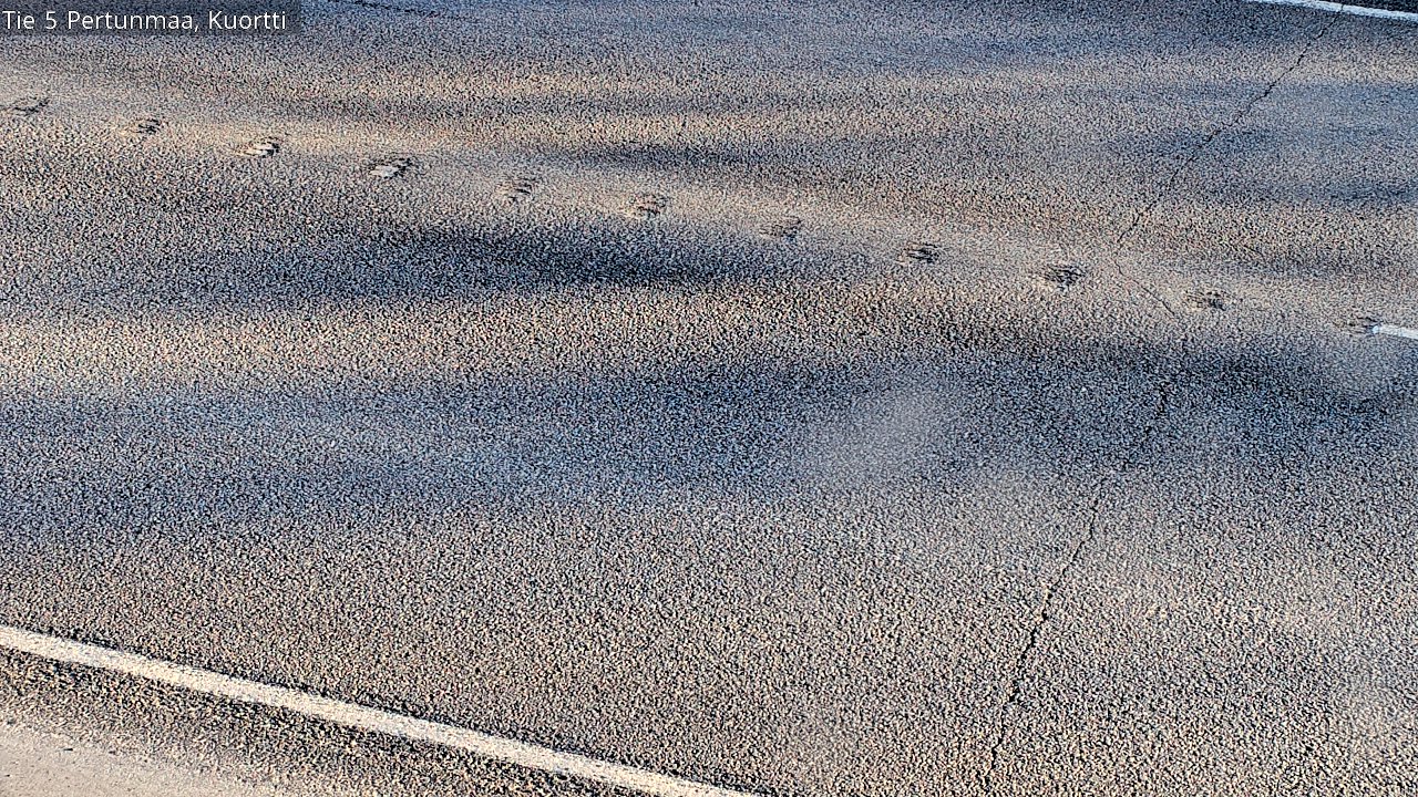 Weather Camera Image Väg 5 Pertunmaa, Kuortti, Pertunmaa, Etelä-Savo