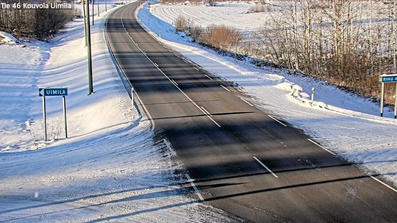 Kelikamerat Kuva Tie 46 Kouvola, Uimila, Kouvola, Kymenlaakso