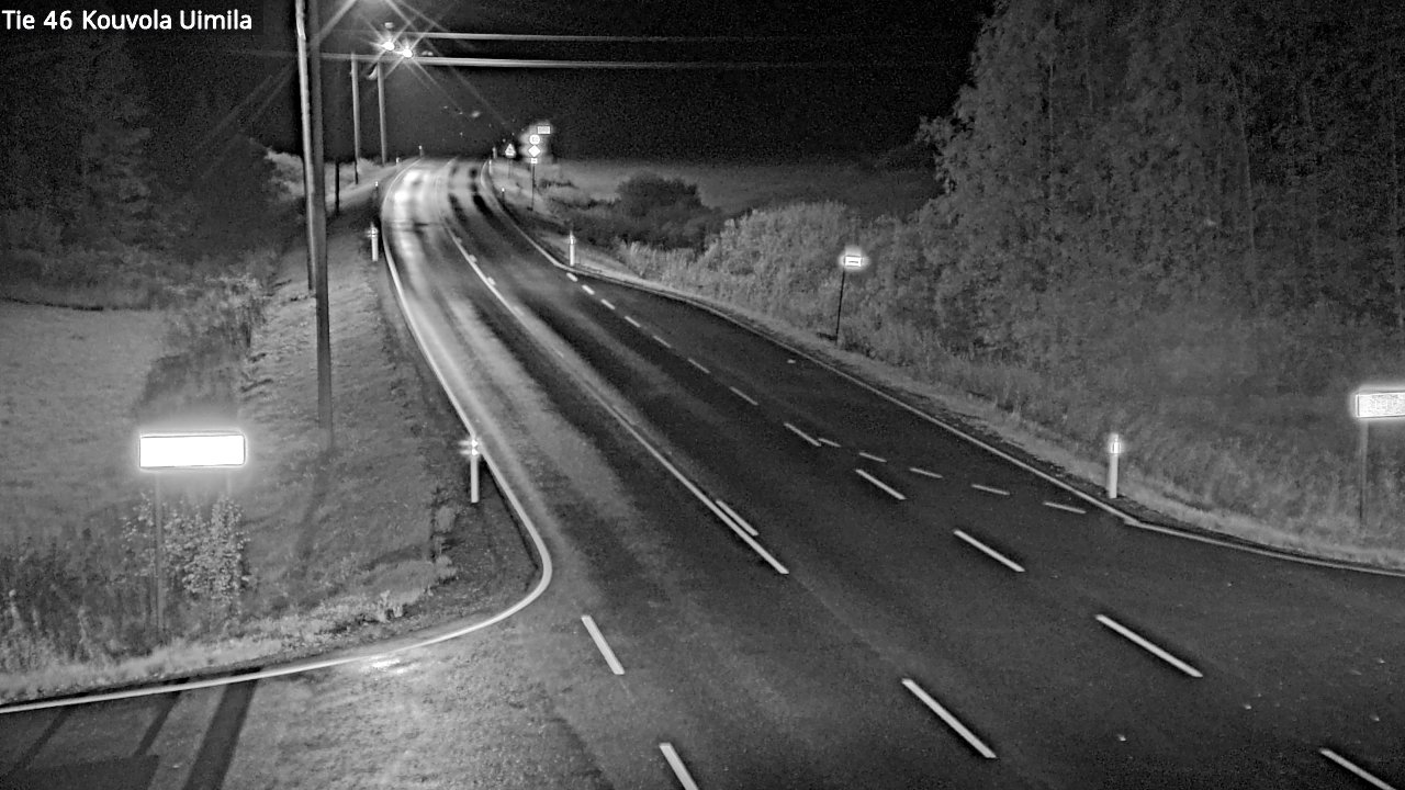 Weather Camera Image Road 46 Kouvola, Uimila, Kouvola, Kymenlaakso