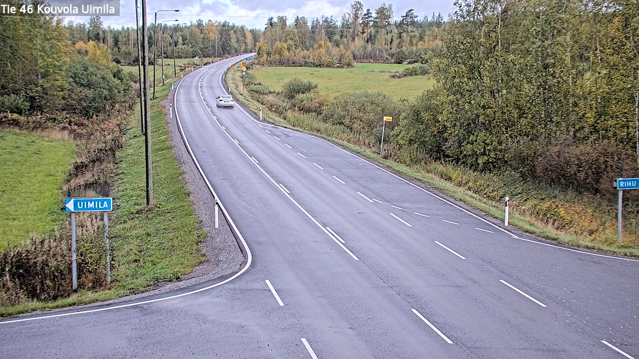 Weather Camera Image Road 46 Kouvola, Uimila, Kouvola, Kymenlaakso