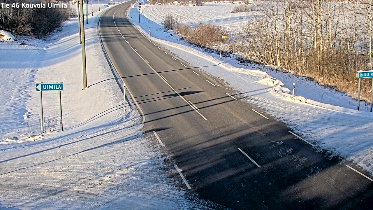 Weather Camera Image Road 46 Kouvola, Uimila, Kouvola, Kymenlaakso