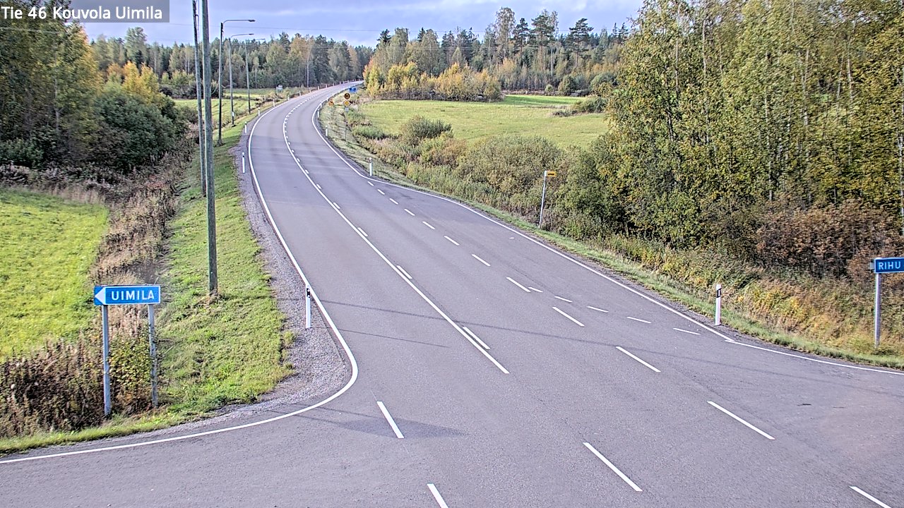 Weather Camera Image Road 46 Kouvola, Uimila, Kouvola, Kymenlaakso