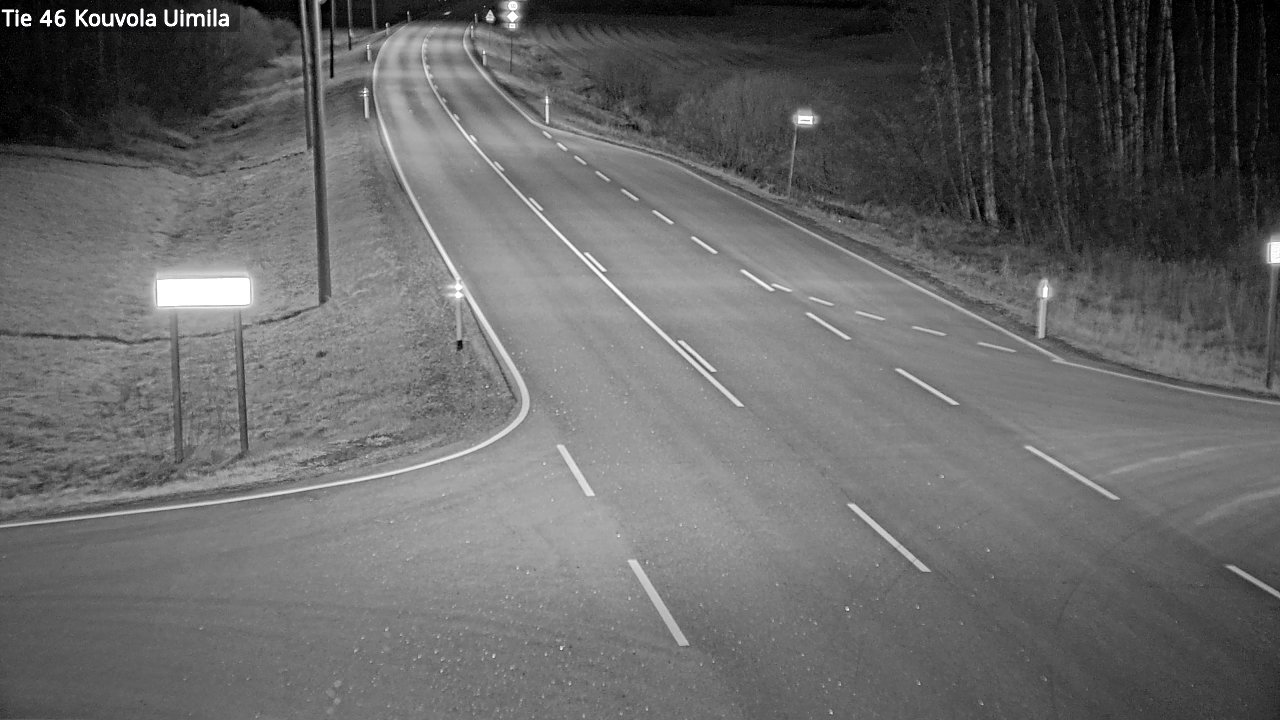 Weather Camera Image Väg 46 Kouvola, Uimila, Kouvola, Kymenlaakso