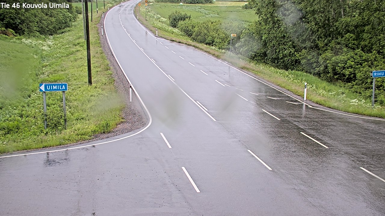 Weather Camera Image Road 46 Kouvola, Uimila, Kouvola, Kymenlaakso