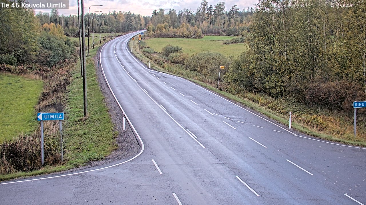 Weather Camera Image Road 46 Kouvola, Uimila, Kouvola, Kymenlaakso