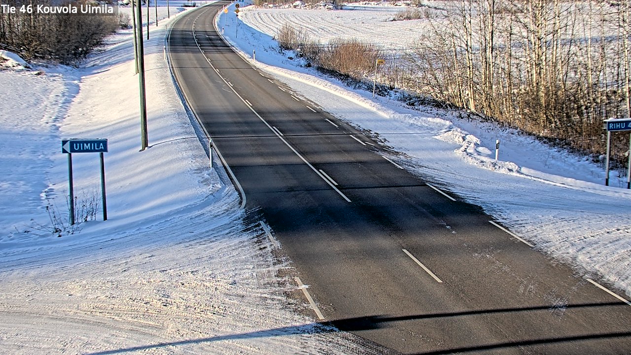 Kelikamerat Kuva Tie 46 Kouvola, Uimila, Kouvola, Kymenlaakso