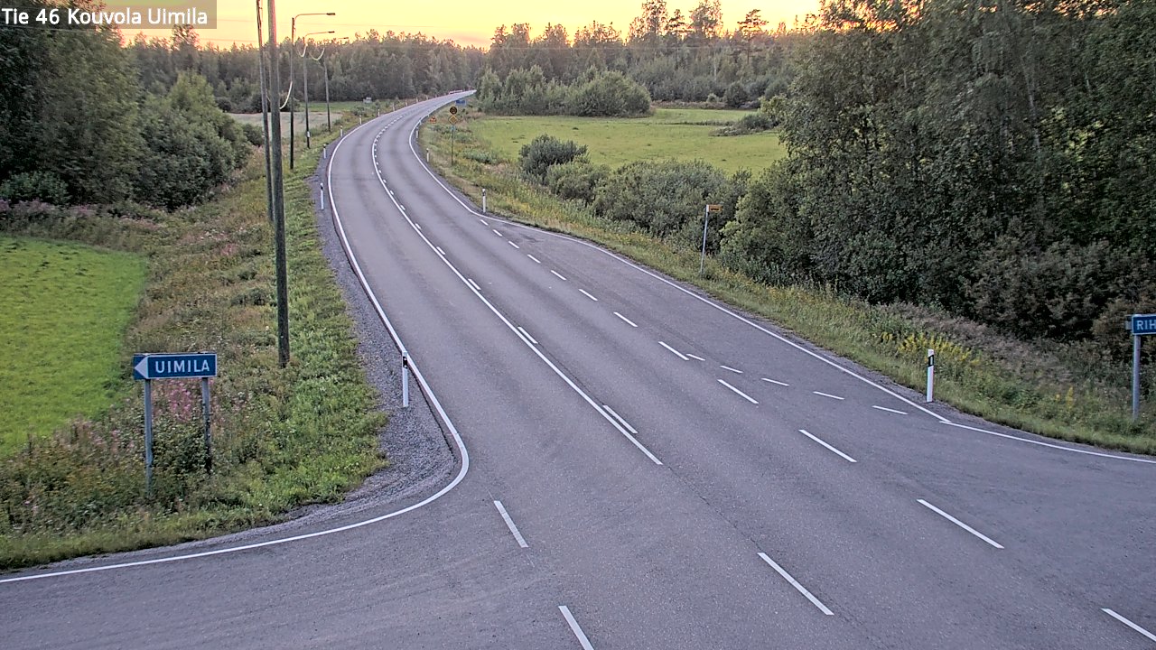 Kelikamerat Kuva Tie 46 Kouvola, Uimila, Kouvola, Kymenlaakso